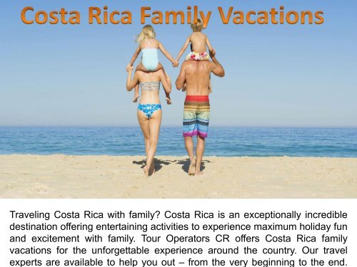 Costa Rica Family Vacations