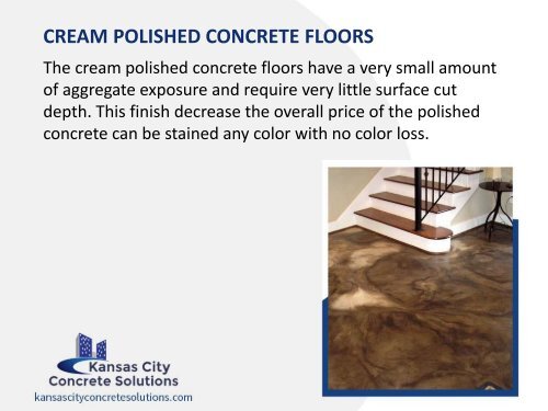 Different Types of Polished Concrete in Kansas City