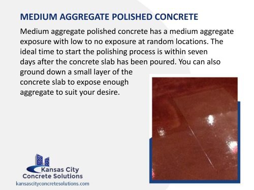 Different Types of Polished Concrete in Kansas City