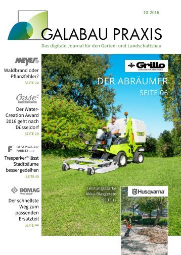 GALABAU PRAXIS Oktober 2016