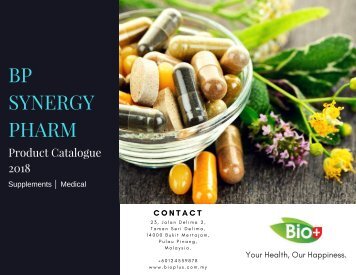 BP Synergy Pharm Catalogue 2018