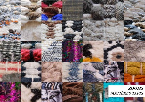 Zooms Matières Tapis Printemps-Été 2018