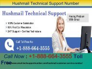 Hushmail Tech Support Phone Number +1-888-664-3555