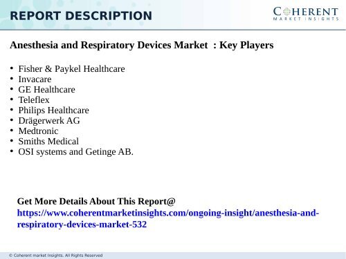 Anesthesia and Respiratory Devices Market 