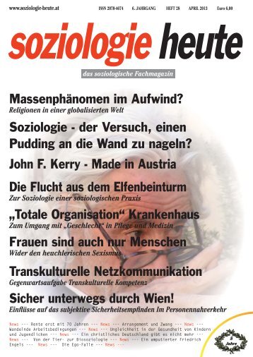 soziologie heute April 2013