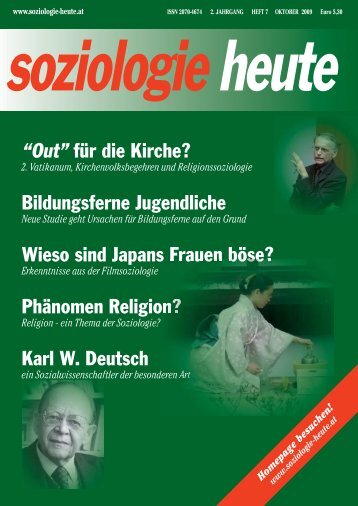 soziologie heute Oktober 2009