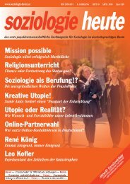 soziologie heute April 2010