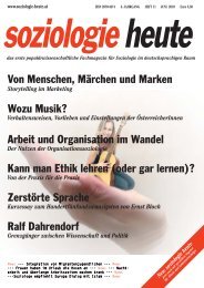 soziologie heute Juni 2010