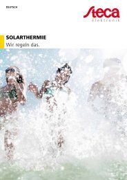 Steca Elektronik Katalog Solarthermie (06|2018)