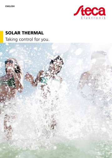 Steca Elektronik Catalog Solar thermal (06|2018)