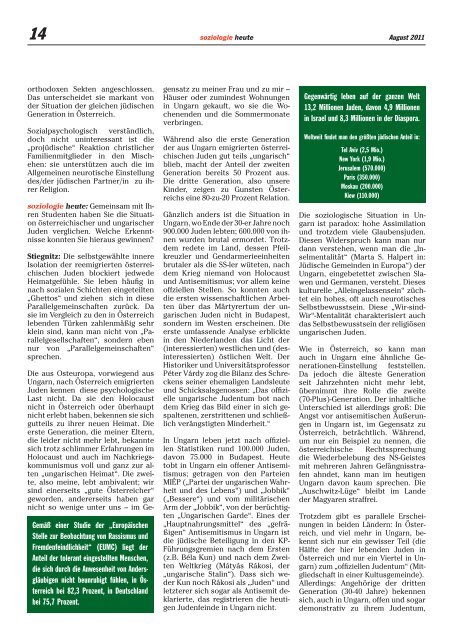 soziologie heute August 2011