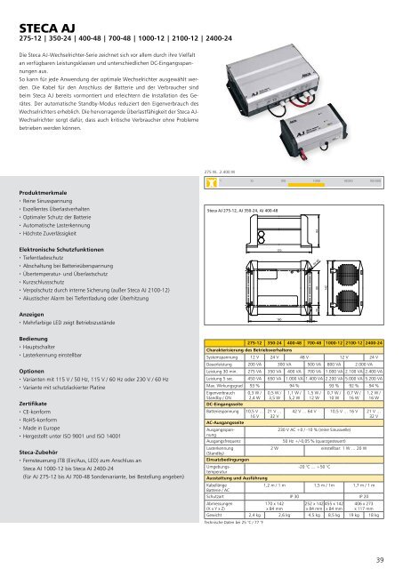 Steca Elektronik Katalog PV Autarke Systeme (06|2018)