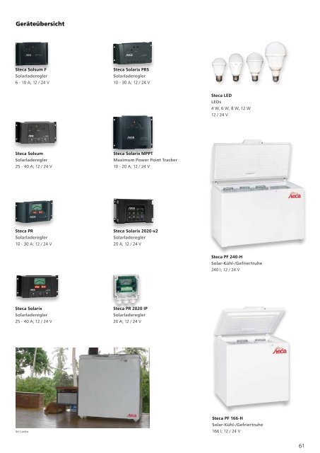 Steca Elektronik Katalog PV Autarke Systeme (06|2018)