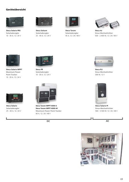 Steca Elektronik Katalog PV Autarke Systeme (06|2018)