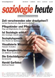 soziologie heute August 2012