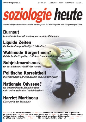 soziologie heute Februar 2011