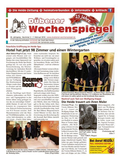 Dübener Wochenspiegel, Ausgabe 2