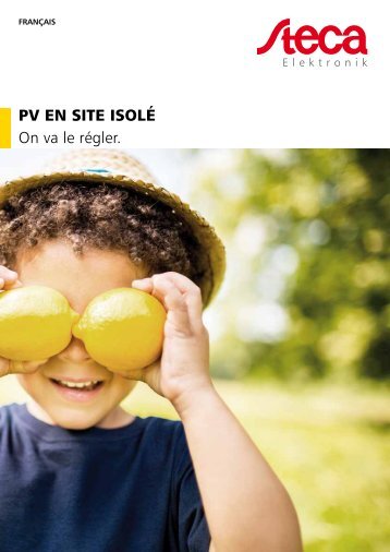 Steca Elektronik Catalogue PV en site isolé (06|2018)
