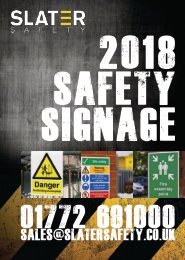 Construction site safety Reception safety sign 1.2mm rigid plastic 300x 100mm 