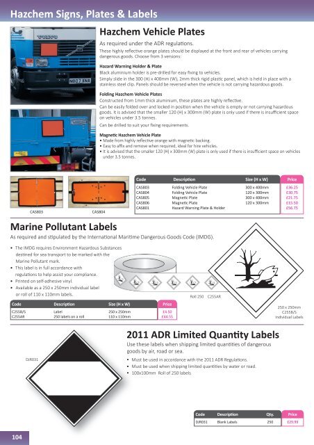 2018 Safety Sign Catalogue Full PDF