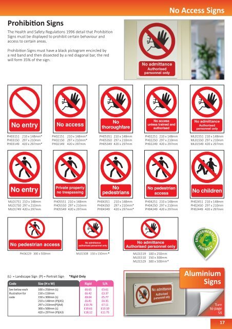 2018 Safety Sign Catalogue Full PDF