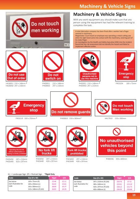 2018 Safety Sign Catalogue Full PDF