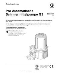 332301D G3 Pro Automatic Lubrication Pump, Instructions, German