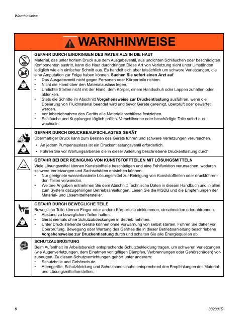 332301D G3 Pro Automatic Lubrication Pump, Instructions, German