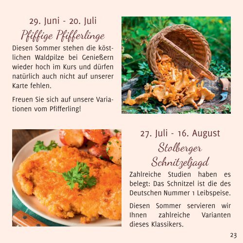 Hotel Stolberger Hof (Harz) – Entspannung, Kulinarik, Natur 2018