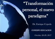 Transformción personal el nuevo paradigma