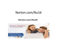 norton.com/nu16 - norton utilities nu16 