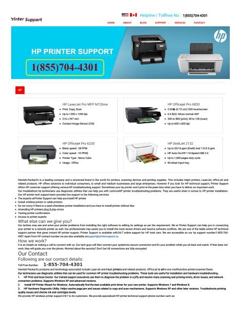 Hp Printer Toll Free Number 1 855 704 4301 Hp Printer Toll Free Number 1 855 704 4301