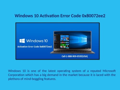 18889090535 Fix Windows 10 Activation Error 0x80072ee2