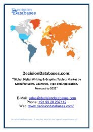 Worldwide Digital Writing & Graphics Tablets Market Growth Projection to 2022