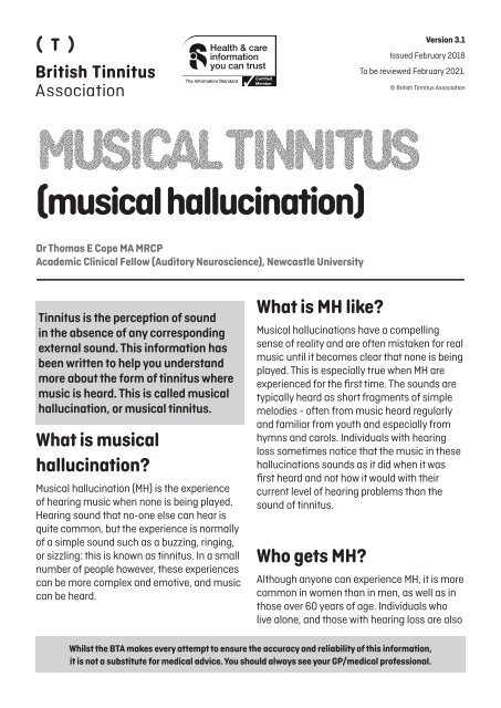 Musical hallucination Ver 3.1