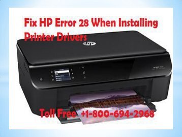 How To Fix HP Error 28 When Installing Printer Drivers?| 1-800-694-2968