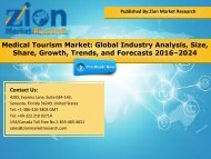 Global Medical Tourism Market, 2016 – 2024