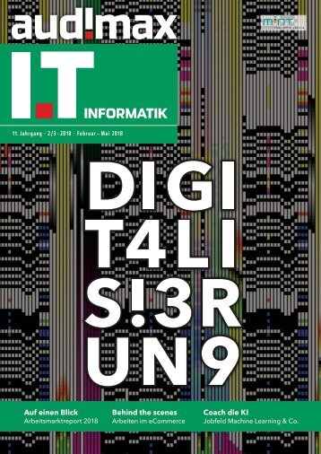 audimax I.T 2_3/2018 - Karrieremagazin für ITler