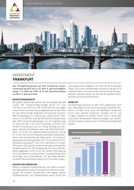 GPP Marktbericht 2017/Q1-4 Investment/Bürovermietung