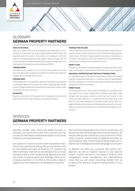 GPP Commercial Property Market Germany´s top7 cities 2017/Q1-4
