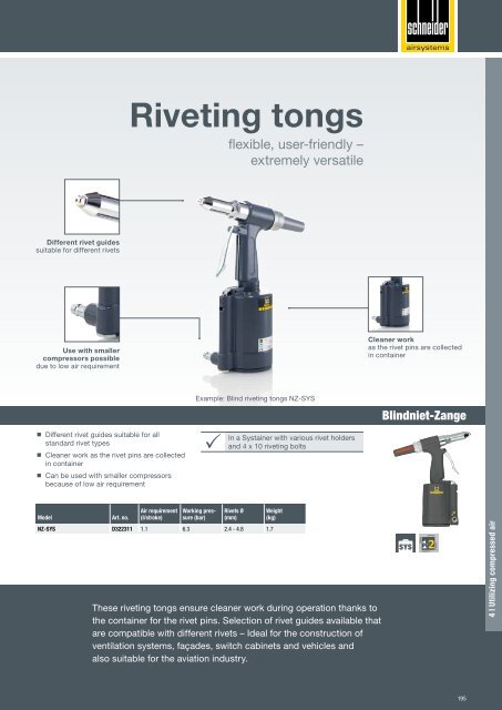 Catalog Schneider  Airsystems 2018