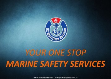 2018 Safety Catalogue-OZ MARITIME CO.