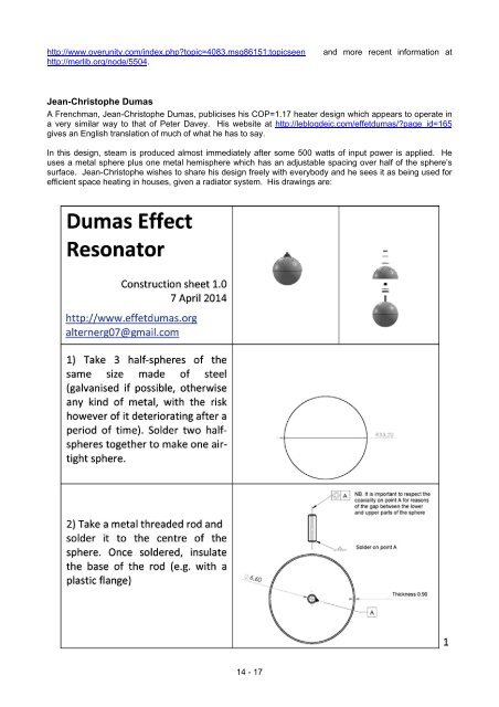 Practical Guige to Free Energy Devices