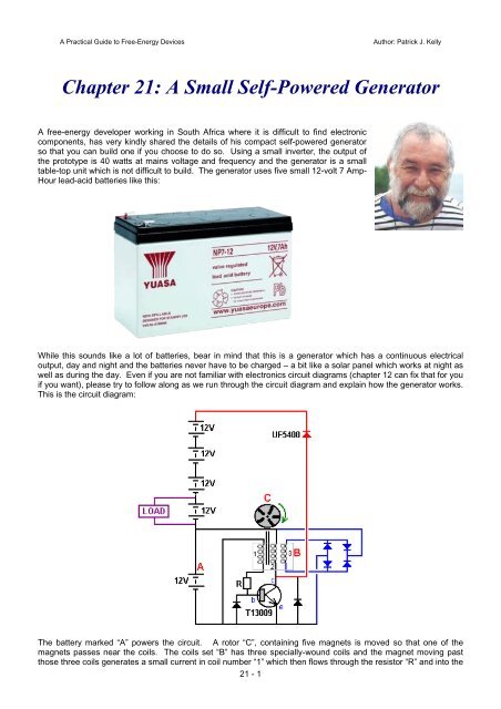 Practical Guige to Free Energy Devices