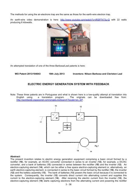 Practical Guige to Free Energy Devices