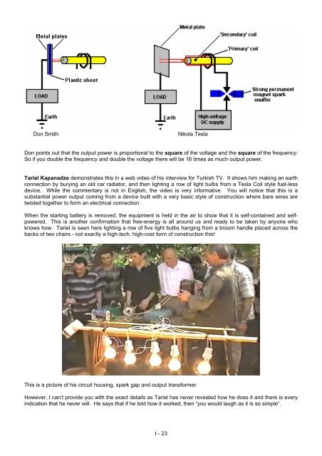 Practical Guige to Free Energy Devices