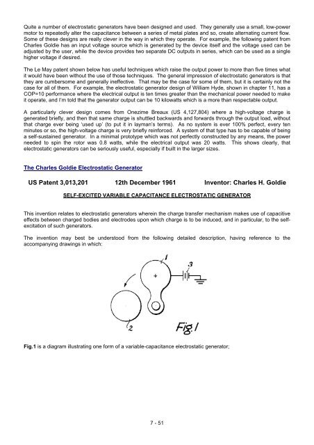 Practical Guige to Free Energy Devices