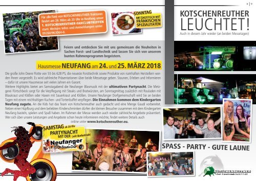 HAUSMESSE - KOTSCHENREUTHER 2018 (Land)