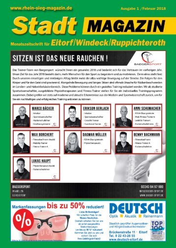 Eitorfer Stadtmagazin Januar 2018