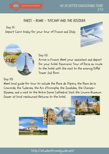 Paris - Rome - Tuscany 12 Day Itinerary